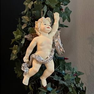 Cherub Christmas Ornaments - Set of 5